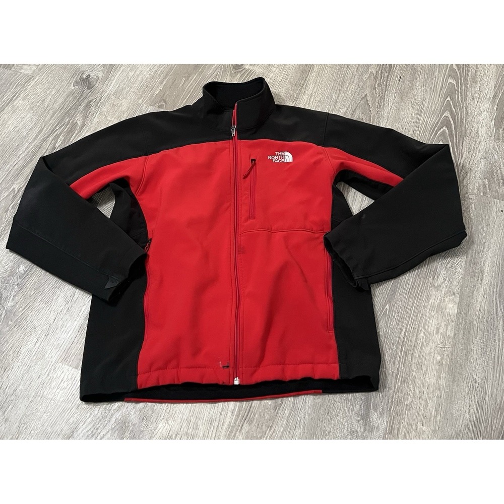 Men's‎ Vintage The North Face Red Black Color Block Hyvent Jacket Sz M